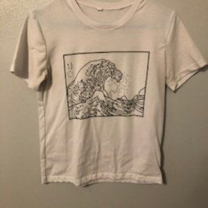 Womens wave t shirt